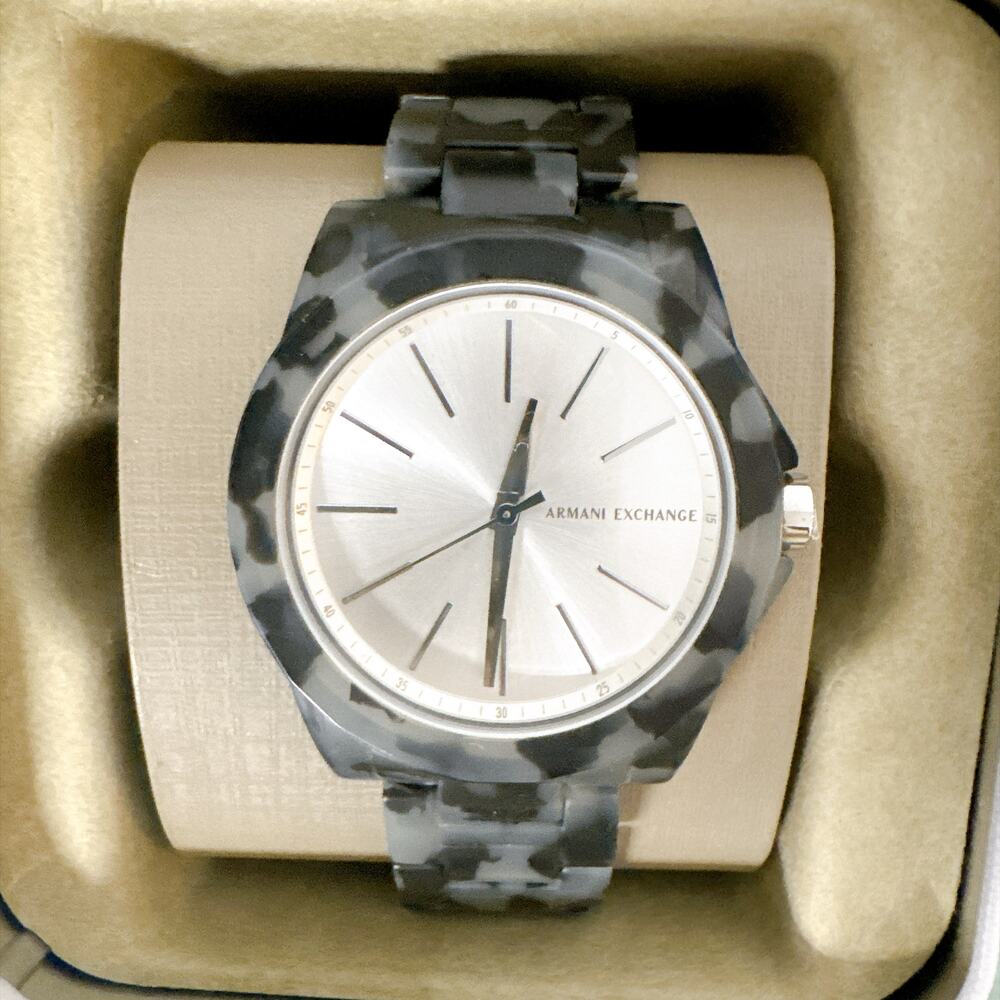 Armani Exchange Lady Banks Grey Camo Watch (AX4343)